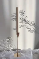 Świece - Dekoracyjna Świeca sojowa Ribbed Taper - miniaturka - grafika 1