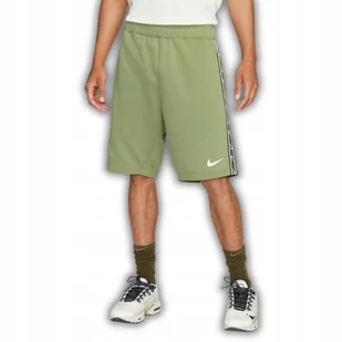 NIKE SPODENKI MĘSKIE SPORTSWEAR REPEAT FLEECE ZIELONE ROZMIAR M DRESOWE - Spodenki męskie - miniaturka - grafika 1