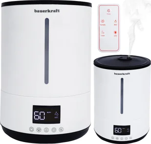 Nawilżacz powietrza Nawilżacz powietrza filtr odkamieniający aromaterapia pilot timer podświetlenie Bauerkraft - Nawilżacze powietrza - miniaturka - grafika 1