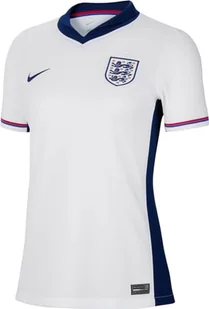 Nike Top England Dri-Fit Stadium JSY krótki rękaw Home, biały/niebieski Void, FJ4335-100, XL - Koszulki i topy damskie - miniaturka - grafika 1