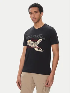 Aeronautica Militare T-Shirt 251TS2406J641 Granatowy Regular Fit - Koszulki męskie - miniaturka - grafika 1