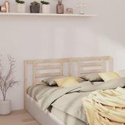 Inne meble do sypialni - Lumarko Wezgłowie łóżka, 166x4x100 cm, lite drewno sosnowe - miniaturka - grafika 1