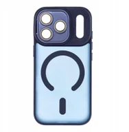 Etui i futerały do telefonów - Futerał VARIETE MAG COVER kompatybilny z MagSafe do IPHONE 17 PRO granatowy - miniaturka - grafika 1