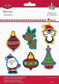 Zabawki kreatywne - Ozdoby termokurczliwe Boże Narodzenie mix 6szt - miniaturka - grafika 1