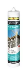 Silikon budowlany Lakma bezbarwny 280ml - Silikony - miniaturka - grafika 1