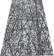 Dywany - Dywan ZARA 0W7053 P50 140 - Strukturalny, dwa poziomy runa szary 240x340 cm - miniaturka - grafika 1