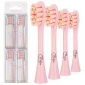 Końcówki do szczoteczek elektrycznych - 4 Końcówki do szczoteczki sonicznej Oclean X / X PRO / X10 / One / Air / Z / Z1 / F1 / FLOW / SE/ Air 2 / Endurance RÓŻOWE - Reptila - miniaturka - grafika 1