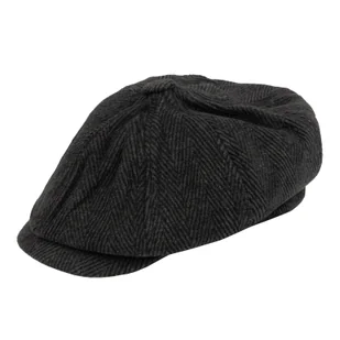 KASZKIET Męski Alessio Stylowy Elegancki NEWSBOY CAP Jesień Zima RETRO - Czapki dla dzieci - miniaturka - grafika 1
