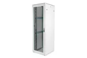 Szafy rack - Digitus Szafa sieciowa stojąca Unique 19" 47U rack 800x800, drzwi przód szyba, szary, 800kg - miniaturka - grafika 1