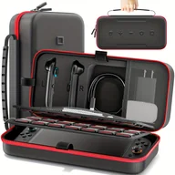 Akcesoria do Nintendo - TEMU Torba do przechowywania z uchwytem, wielofunkcyjny uchwyt na ładowarkę, antyprzeciążeniowa etui kompatybilna z oryginalną konsolą NS/OLED i - miniaturka - grafika 1