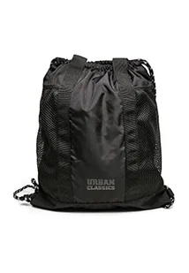 Urban Classics Unisex Recycled Ripstop Plecak Wielofunkcyjna Torba Gimnastyczna, Czarna, Jeden Rozmiar - Torebki damskie - miniaturka - grafika 1