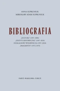 Bibliografia Kultura (1997-2000) - Anna Supruniuk, Mirosław Adam Supruniuk - Historia Polski - miniaturka - grafika 1