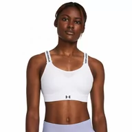 Bielizna sportowa damska - Biustonosz treningowy Under Armour UA Infinity High 2.0 Bra - biały - UNDER ARMOUR - miniaturka - grafika 1