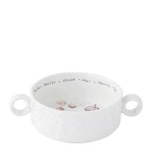 MISECZKA Z USZKAMI z PORCELANY - BULIONÓWKA Home & Kitchen - Miski i półmiski - miniaturka - grafika 1