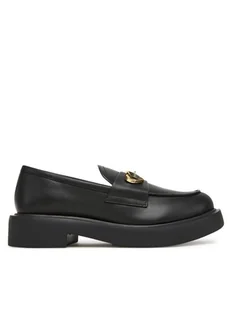 LOVE MOSCHINO Loafersy JA10094G1NIA000038 Czarny - Półbuty damskie - miniaturka - grafika 1