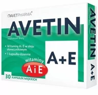 Witaminy i minerały - Avet Pharma Avetin Witaminy A + E 30 kapsułek miękkich 3763661 - miniaturka - grafika 1
