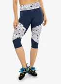 Sprzęt wspinaczkowy - Legginsy wspinaczkowe damskie Ocun Rhea 3/4 Leggings - blue sargasso - miniaturka - grafika 1