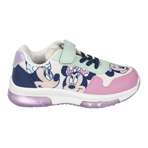 CERDÁ LIFE'S LITTLE MOMENTS Minnie Trampki dziecięce z lampką LED, Różowy, 26 EU, Różowy, 26 EU