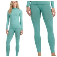 Pozostała odzież narciarska - Bielizna termoaktywna bezszwowa (dół) damska 4F 4FWAW25USEAF217-46S Zielony XS/S - miniaturka - grafika 1