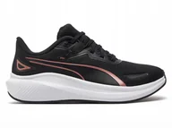 Buty sportowe damskie - Buty damskie Puma Skyrocket 379437-14 sportowe do biegania czarne 38,5 - miniaturka - grafika 1