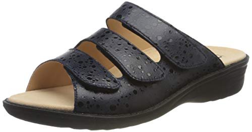 Ganter Hera-h klapki damskie, Niebieski granatowy 31000, 38 EU Weit