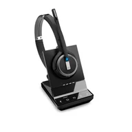 Słuchawki bluetooth - EPOS IMPACT SDW 5065 - EU/UK/AUS Zestaw suchawkowy Bezprzewodowy Opaska na gow Biuro/centrum telefoniczne Czarny - miniaturka - grafika 1