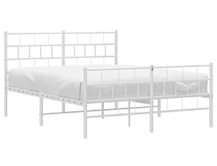 Białe dwuosobowe metalowe łóżko 120x200 A1-P90 - Łóżka Białe dwuosobowe metalowe łóżko 120x200 A1-P90 - Łóżka - miniaturka - grafika 1