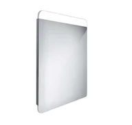 Lustra - Nimco Lustra - Lustro z oświetleniem LED, 50x70 cm, aluminium ZP 23001 - miniaturka - grafika 1
