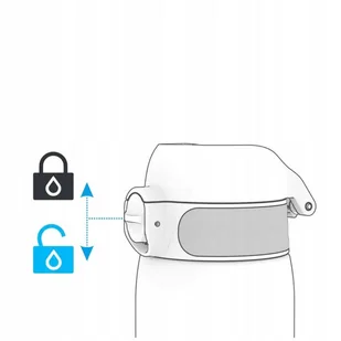 ION8 Czarna butelka termiczna w rybki 320 ml - Butelki termiczne - miniaturka - grafika 8