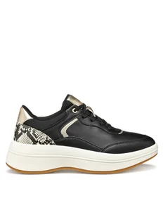 Geox Sneakersy D Spherica Ecub-3 D46WTB 0BCAR C0023 Czarny - Sneakersy damskie - miniaturka - grafika 1