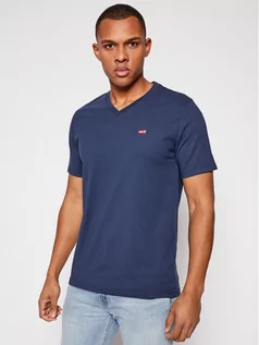 Koszulki męskie - Levi's T-Shirt Original Housemark Tee 85641-0002 Granatowy Standard Fit - grafika 1