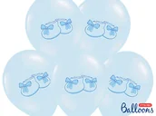 Baby shower i roczek - PartyDeco Balony 30cm Bucik Pastel Baby Blue 6 szt. SB14P-225-011-6 - miniaturka - grafika 1
