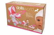 Wózki dla lalek - Peterkin Wózek gondola dla lalek do 46 cm delux - miniaturka - grafika 1