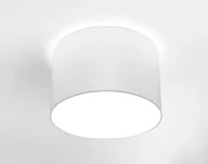 Lampy sufitowe - Nowodvorski Plafon LAMPA sufitowa CAMERON 9684 okrągła OPRAWA abażurowa biała - miniaturka - grafika 1