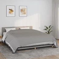 Koce - Vidaxl Koc Obciążeniowy, Szary, 235X290 Cm, 15 Kg, Tkanina - miniaturka - grafika 1