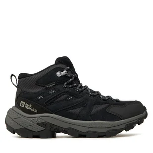 Trekkingi Jack Wolfskin Vojo Tour Texapore Mid W A62071 Szary - Buty trekkingowe damskie - miniaturka - grafika 1