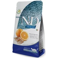 Sucha karma dla kotów - Farmina N&D Ocean Cat Adult Herring Orange 1,5 kg - miniaturka - grafika 1