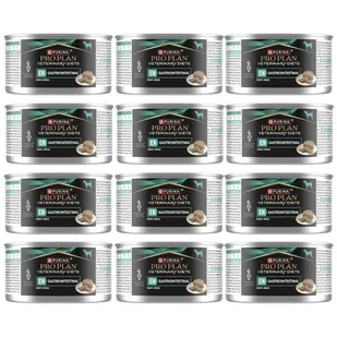 PRO PLAN Veterinary Diets Canine EN Gastrointestinal Karma dla psów mus 12x195g - Mokra karma dla psów - miniaturka - grafika 1