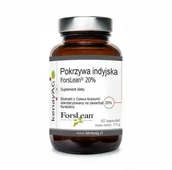 Suplementy diety - Pokrzywa indyjska ForsLean 20% (60 kaps.) - miniaturka - grafika 1