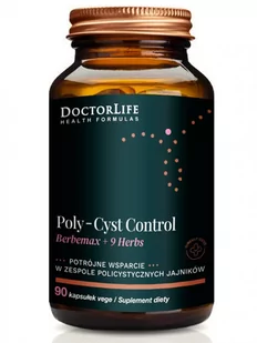 Doctor Life Poly-Cyst Control x 90 kaps vege - Odchudzanie i oczyszczanie - miniaturka - grafika 1