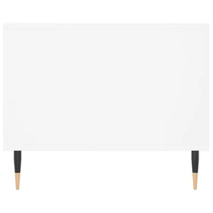 Stolik kawowy, biały, 90x50x40 cm, materiał drewnopochodny Lumarko! - Ławy i stoliki kawowe - miniaturka - grafika 8