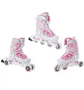 Rolki Wrotki 3w1 Raven Laguna White/Pink 30-33 - Wrotki - miniaturka - grafika 1