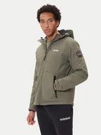 Kurtki męskie - Napapijri Kurtka przejściowa A-Tundra Wint 1 NP0A8928 Khaki Regular Fit - miniaturka - grafika 1
