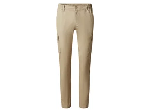 esmara Men Spodnie cargo męskie z bawełną (Beżowy, XL (56/58)) - Spodnie męskie esmara Men Spodnie cargo męskie z bawełną (Beżowy, XL (56/58)) - Spodnie męskie - miniaturka - grafika 1