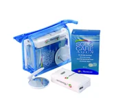 Płyny do soczewek kontaktowych - Płyn do soczewek SOLO CARE AQUA Travel Kit - miniaturka - grafika 1