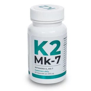 Visanto Witamina K2 Mk7 200 mg suplement diety 60 kaps. - Witaminy i minerały - miniaturka - grafika 1