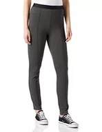 Legginsy - Tommy Hilfiger Damskie legginsy Punto Skinny, Ciemnoszary wrzos, 62 - miniaturka - grafika 1