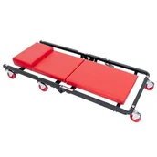 Wózki magazynowe - Airpress Leżanka warsztatowa składana 79650 - miniaturka - grafika 1