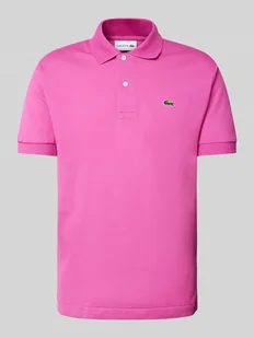 Koszulka polo o kroju regular fit z naszywką z logo - Koszulki męskie - miniaturka - grafika 1