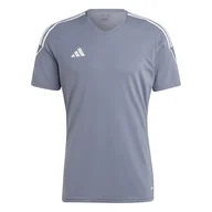 Koszulki sportowe męskie - Męska Koszulka z krótkim rękawem ADIDAS TIRO 23 JSY IC7478 – Szary - miniaturka - grafika 1